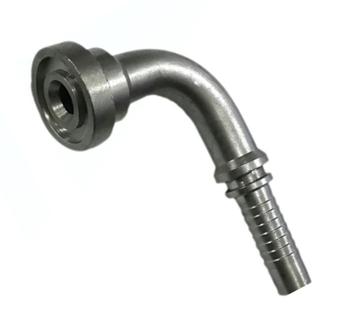 SAE 1/2" 3000PSI 90° Elbow Flange X 1/2" Hose End