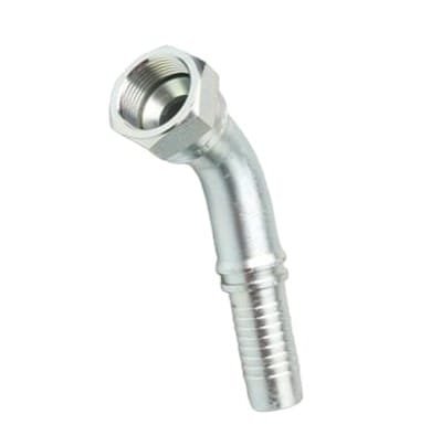 JIC 1/4" Female 45° Elbow X 1/4" Hose End