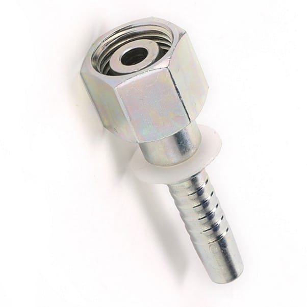 Metric 06L Light Female Swivel X 1/4" Hose End