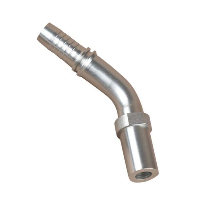 Metric 10mm Standpipe 45° Elbow X 3/8" Hose End - Image 1