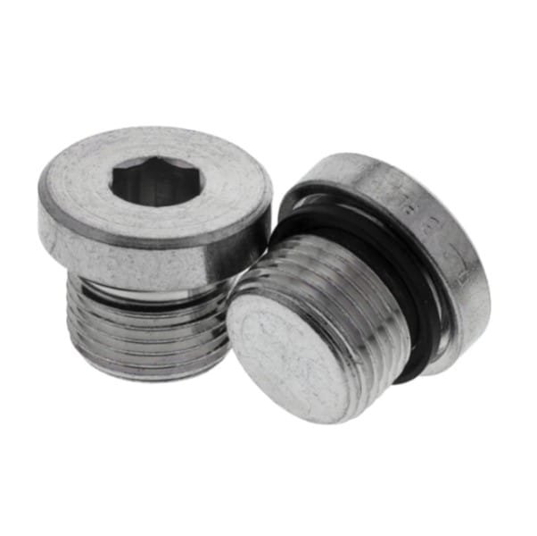 316SS 1/4" BSP Male ED In Hex Plug