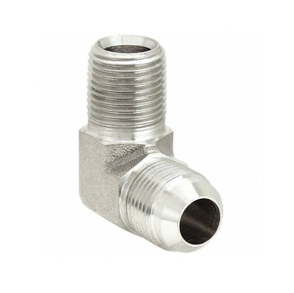 NPT M 3/8" x JIC M 1/4" 90° Elbow - Image 1