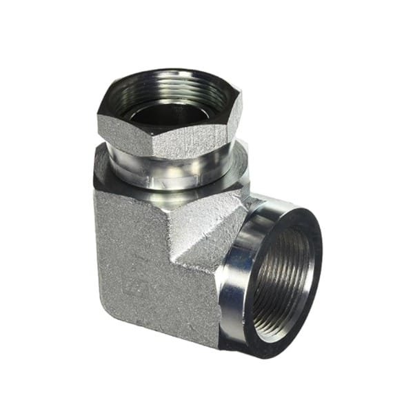 NPT F 3/8" x NPT F Swivel 3/8" 90° Elbow - Image 1