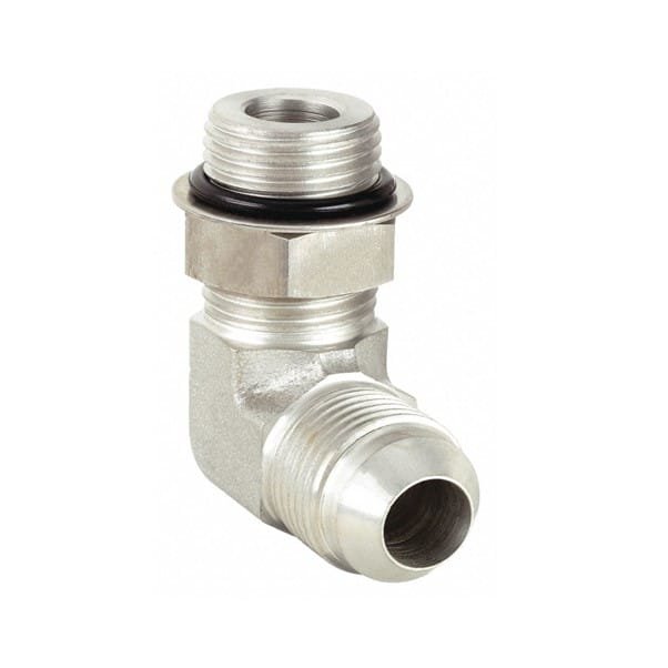 JIC M 3/8" x SAE M 1/2" 90° Elbow - Image 1