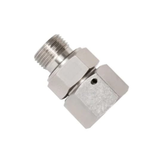 316SS 10L Metric Fem Swivel to BSP 1/4" Male ED