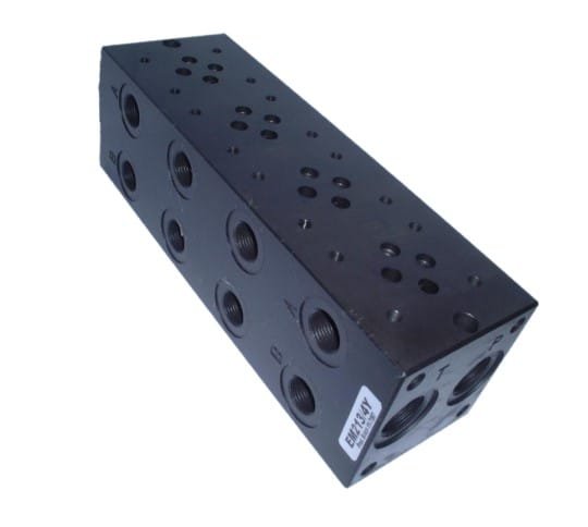 NG6 4-Station Parallel Manifold, A-B on Side G06, P-T on Ends G08