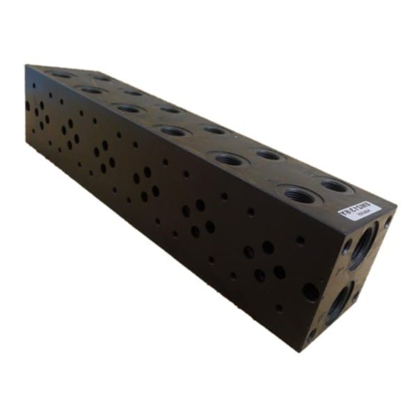 NG6 6-Station Parallel Manifold, A-B on Side G06, P-T on Ends G08