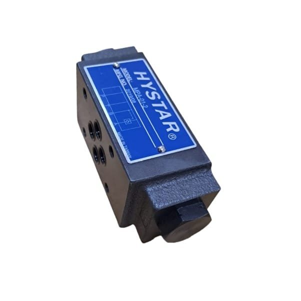 NG6 Sandwich Single Pilot Operated Check Valve, On A, 2Bar