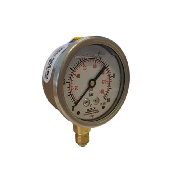 10 Bar Bottom Entry 63mm Pressure Gauge