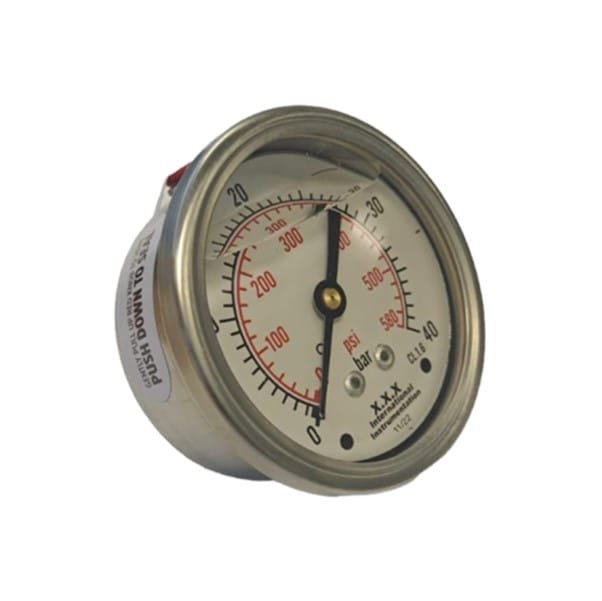 40 Bar Back Entry 63mm Pressure Gauge