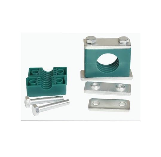 28mm OD STD Duty SS316 Single Pipe Clamp - Image 1