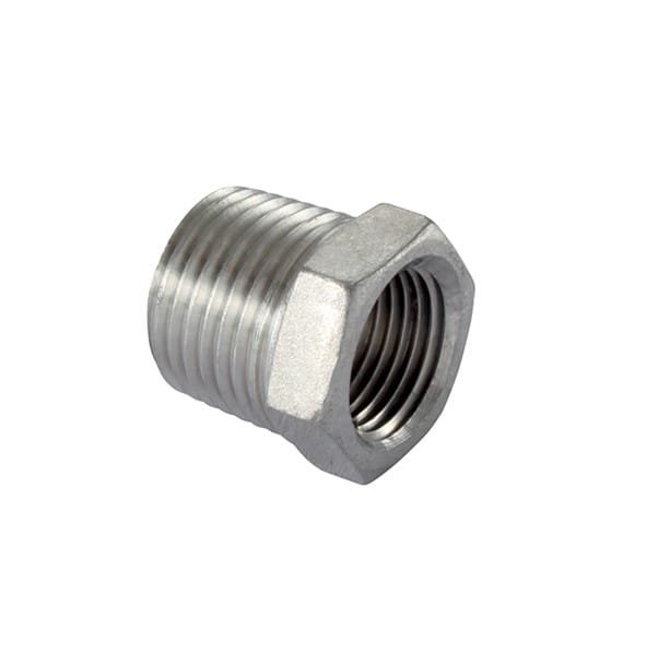 316SS NPT Reducer 1/4" Male to 1/8" Female