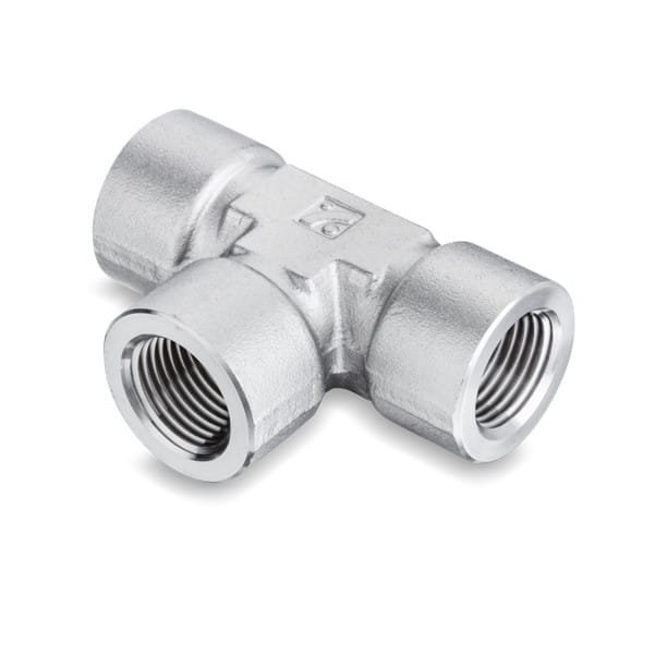 316SS NPT 1/4" Female Equal Tee