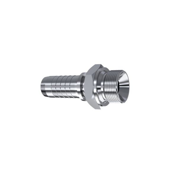 316SST BSP 1/8" Male X 1/4" Hose End