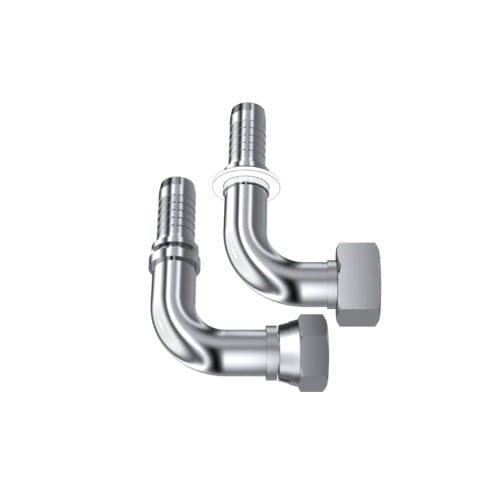 316SST Metric 12L Female Swivel 90° x 3/8" Hose End