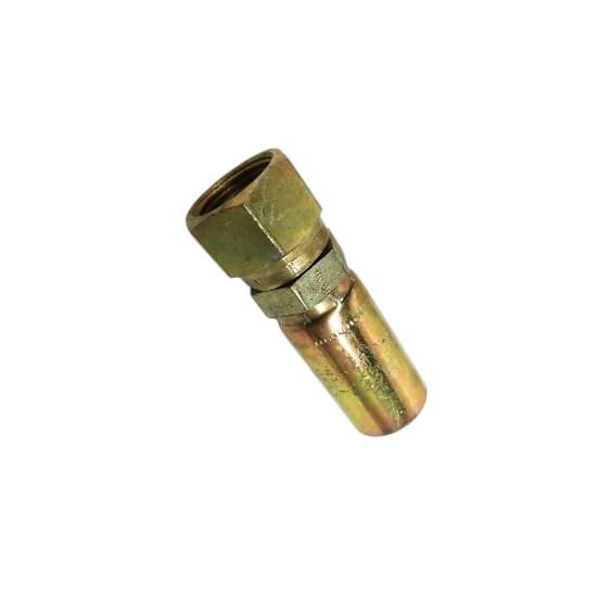 55 Series 1/4" JIC Female Swivel to 1/4" Hose End Brass