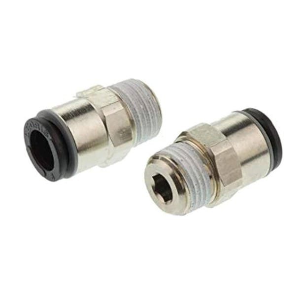 Legris 12mm Tube to 3/8" BSPT Male Straight - Image 1